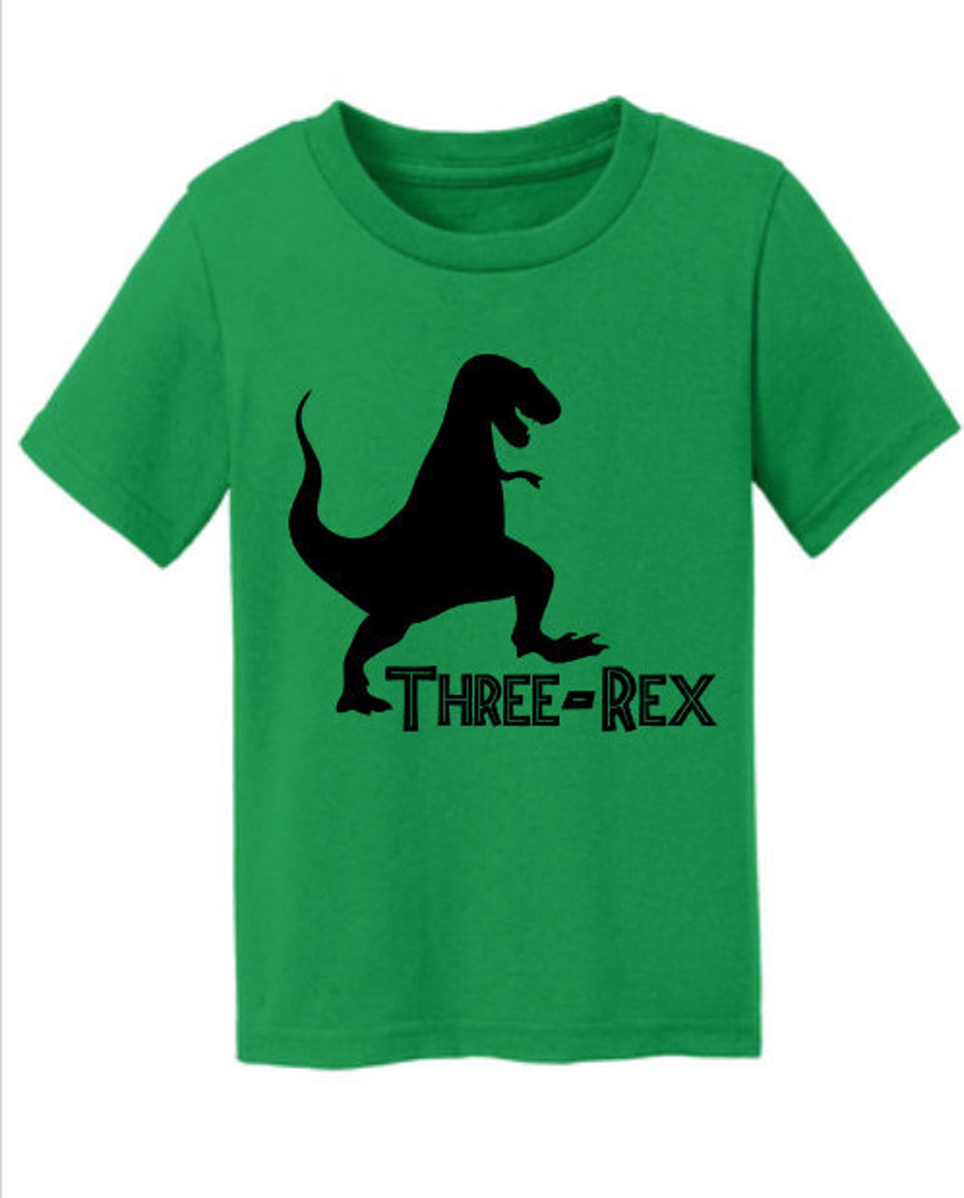 Dinosaur Three-rex Toddler Tshirt 3rd Birthday Shirt Boy - Etsy