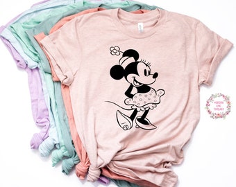 Vintage Minnie Mouse Shirt Trendy Unisex Disney Womens Shirt Mouse