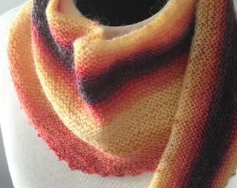 Sunburst Triangular Scarf