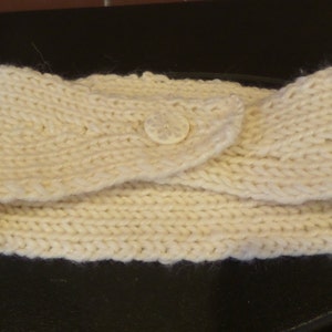 Ivory Winter Head Band