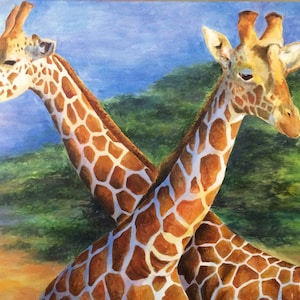 Note card Giraffe