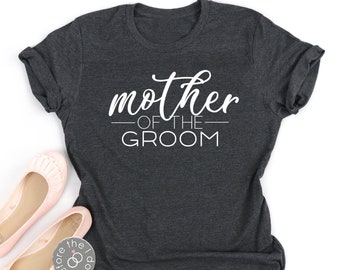 Mother of the Groom Relaxed Boyfriend Fit Tee /// Groom's Mom Shirt, Groom's Momma, Mother of Groom Tee | #2165-T