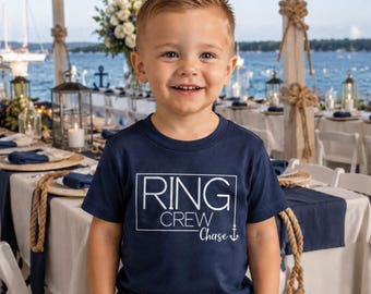 Ring Crew Shirt, Nautical Theme, Wedding Custom Tee
