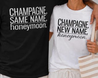Custom Honeymoon Shirts, Mr Mrs Matching Shirt, Just Married