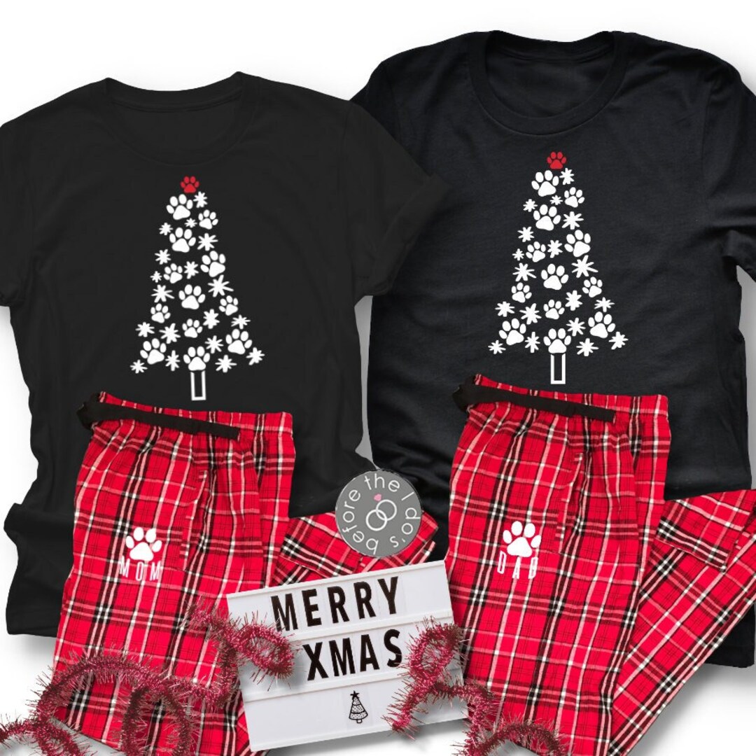 Matching cat and owner christmas pajamas hotsell
