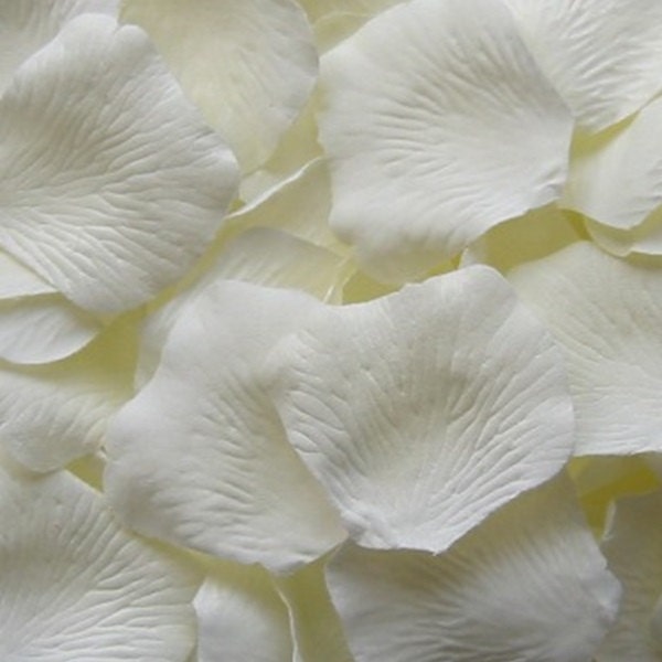 ivory silk petals