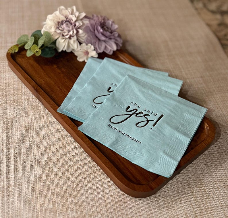 BeforeTheIDos Engagement Party Napkins - Thumbnail 3