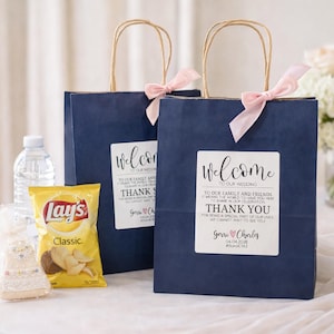Custom Wedding Welcome Bag, Hotel Guest Bags