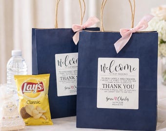 Custom Wedding Welcome Bag, Hotel Guest Bags