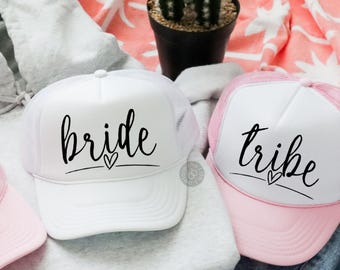 Bride Trucker Hat, Tribe, Bachelorette Party Custom