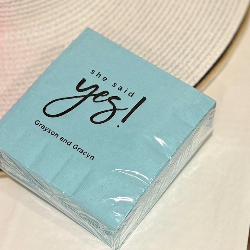 BeforeTheIDos Engagement Party Napkins - Thumbnail 5