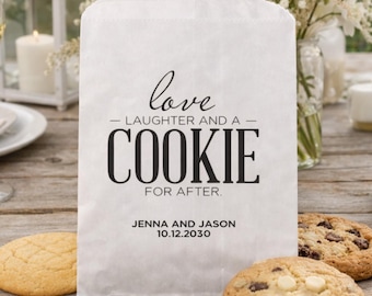 Wedding Cookie Bags, Love Laughter and a, Custom Favor Bag