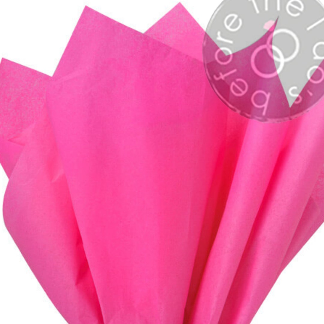 PMLAND Premium Quality Gift Tissue Wrapping Paper - Hot Pink - 15 Inches X 20 Inches 100 Sheets