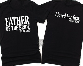 Father Of The Bride Shirt Cute Gold Bridal Dad Shirt For Men Father Of The Bride Shirt Cute Gold Bridal Dad Shirt For Men