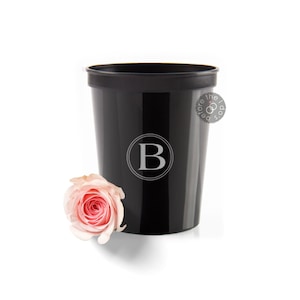 Monogram Initial Personalized Wedding Cups - Stadium Plastic Cup - Personalized Cups - 16 oz Cups - Wedding Reception Cups - Wedding Favors