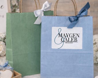 Wedding Welcome Bag Kit, Custom Names, Hotel Guest Bags