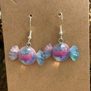 Sugar Candy Earrings I Rave Earrings, Festival Earrings, Festival Jewelry, Rave Jewelry, Festival accessories.
