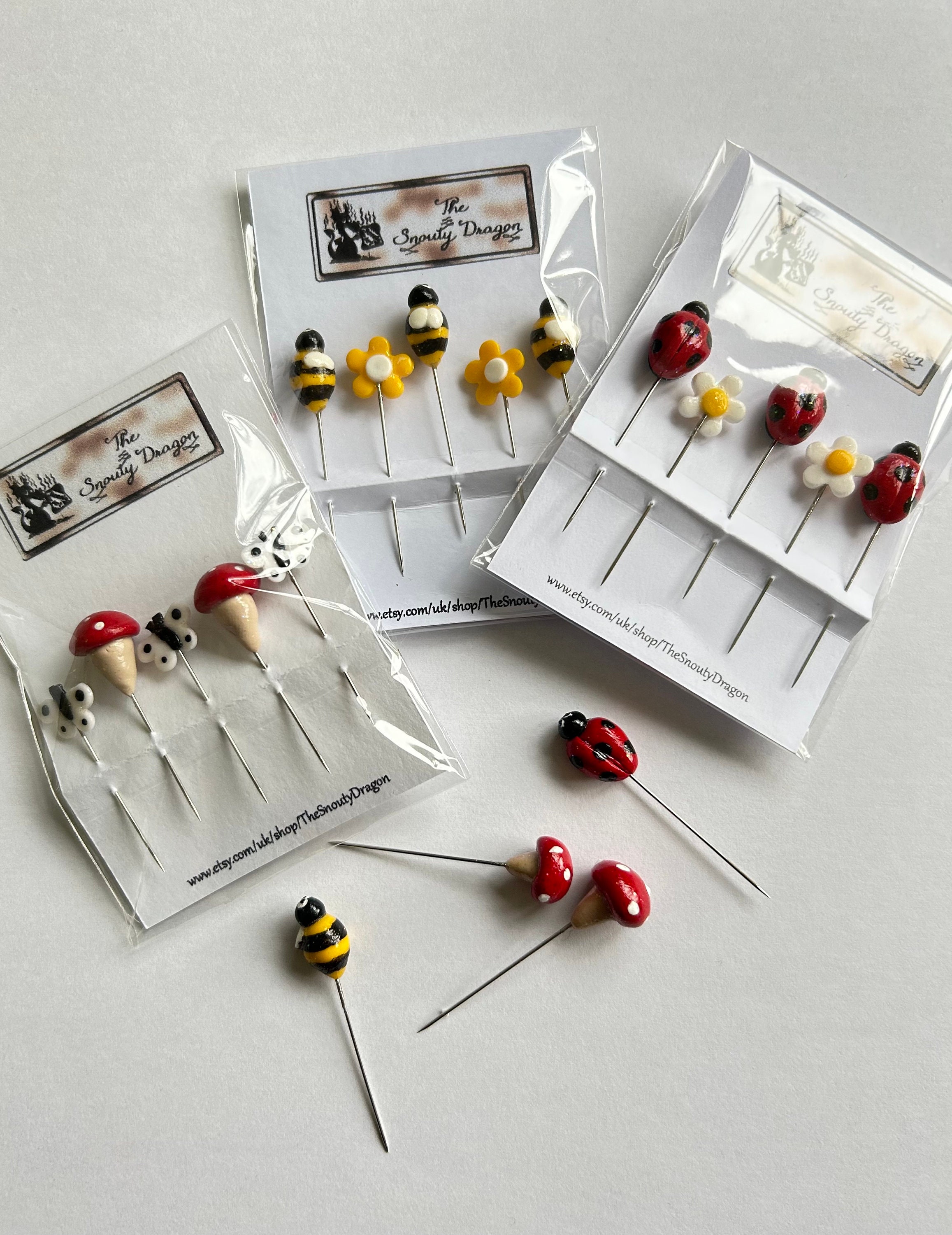 Daffodil Sewing Pins Decorative Sewing Pins Garden Pins Push Pins