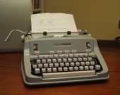 Cursive Script 1970 Hermes 3000 typewriter in excellent condition- fully tested and working