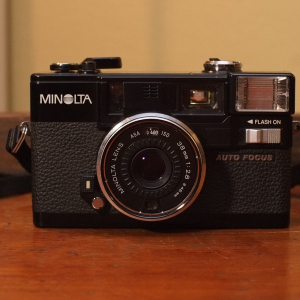Minolta Hi-Matic AF2 - tested and working with half case