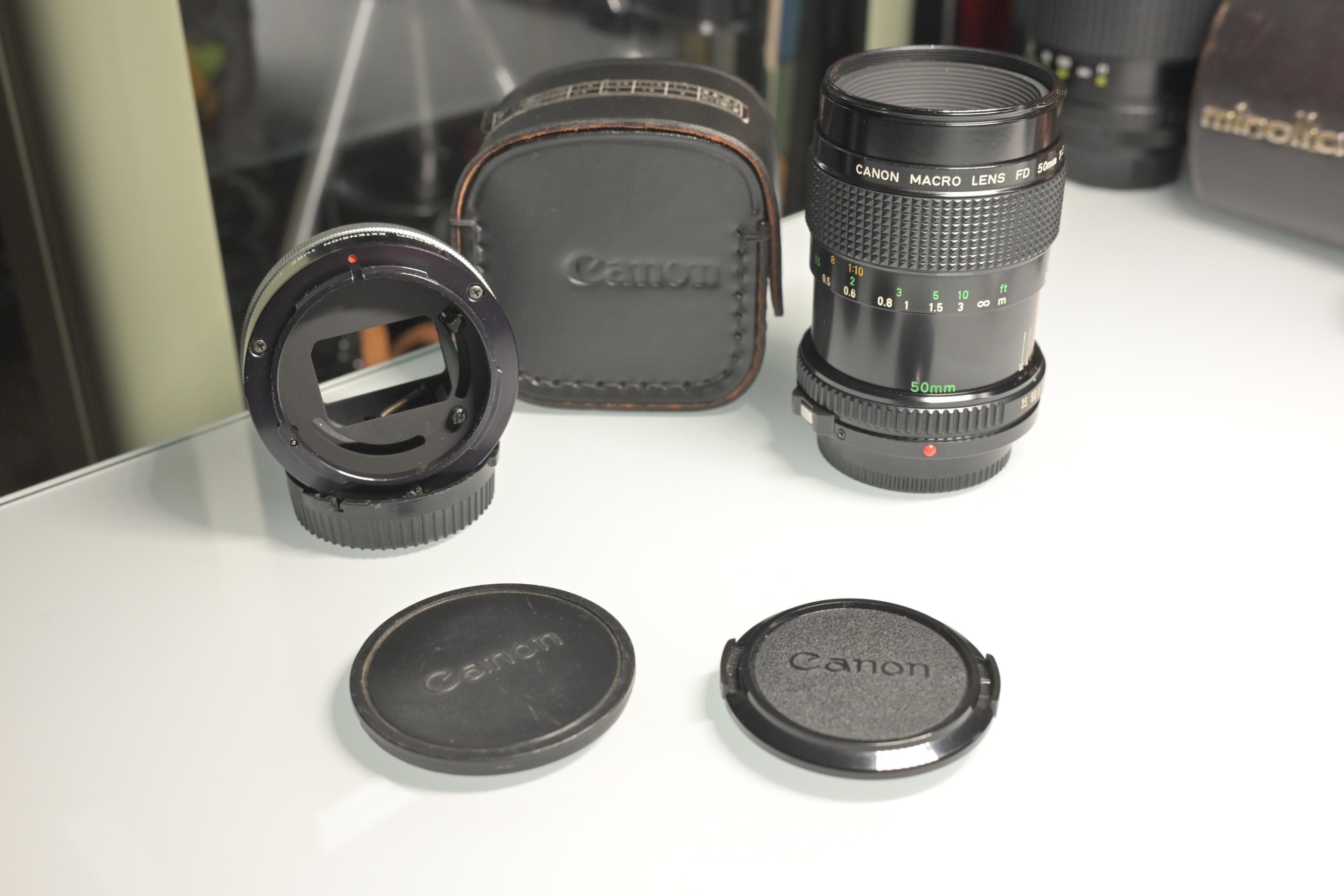 Canon FD Macro 50mm 3.5 Lens With 25mm Extension Tube - Etsy
