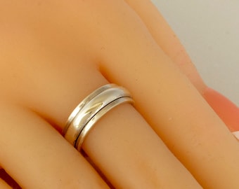 Details about / Solid 925 Sterling Silver Spinner Ring Handmade Woman Gift Ring All Size S124