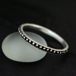 Dainty Sterling Silver Petite Stacking Ring for Women - Delicate Boho Jewelry Gift R06414