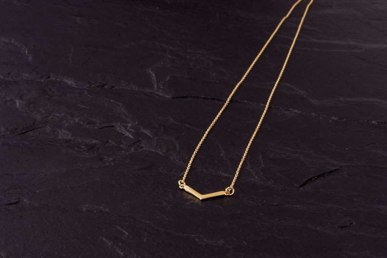 Dainty Sterling Silver Necklace Sterling Silver Chevron Etsy Dainty sterling silver necklace sterling silver chevron etsy