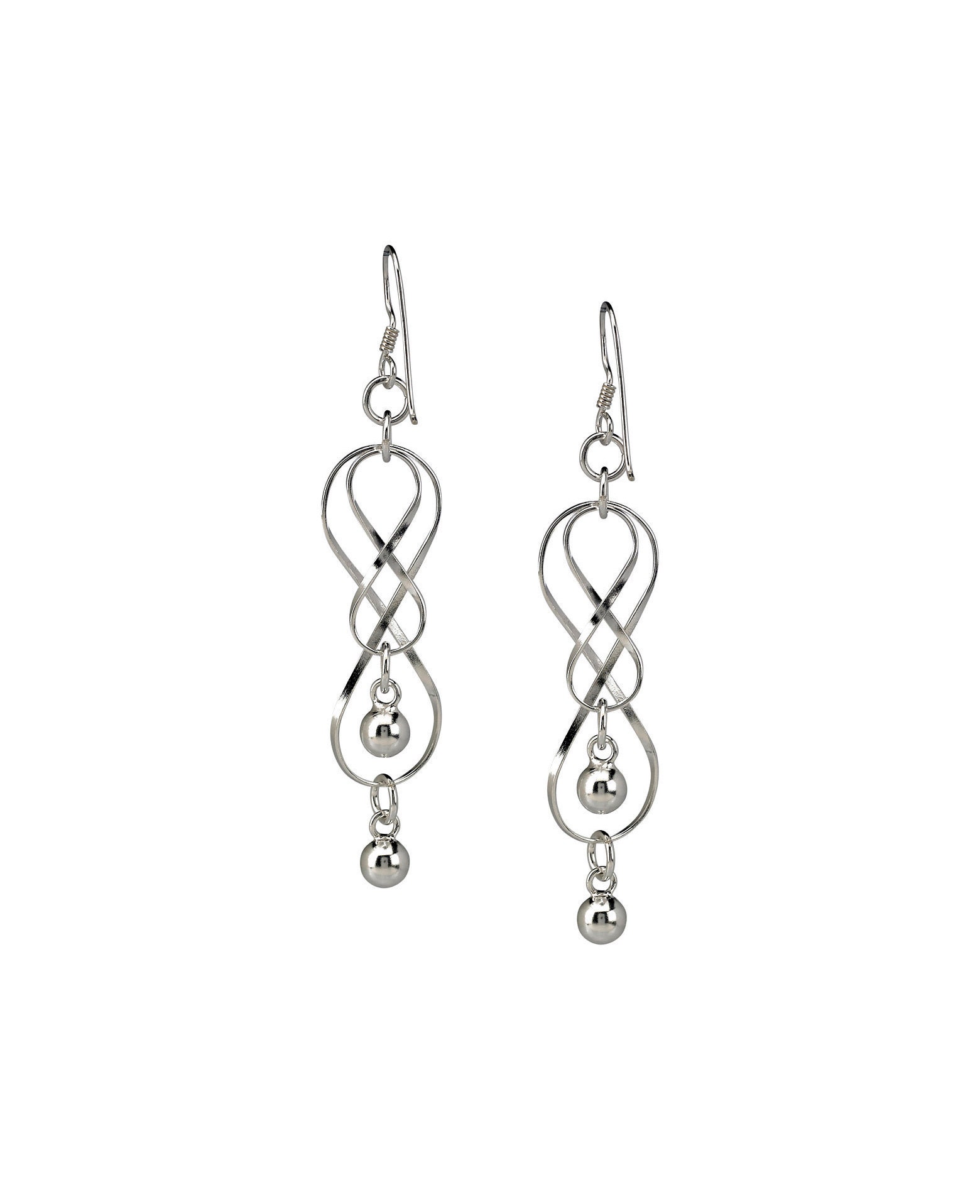 ★MIDNIGHT MOMENT.★ invert slim onetouch earring silver MIDNIGHT MOMENT
