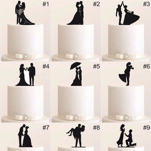 Cake topper, cake topper, cake figure acrylic, cake stand cake stand wedding wedding cake image 1