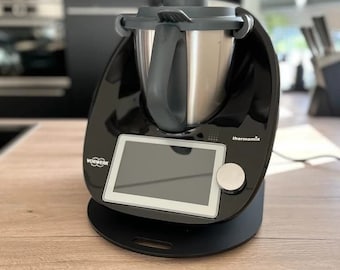 Premium Gleitbrett für den Thermomix TM5,TM6 &TM31  Hochwertiger Gleiter aus Premium Acrylglas- in vielen Farben- MADE IN GERMANY Mit Griff