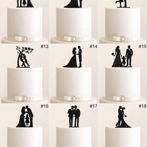 Cake topper, cake topper, cake figure acrylic, cake stand cake stand wedding wedding cake image 2