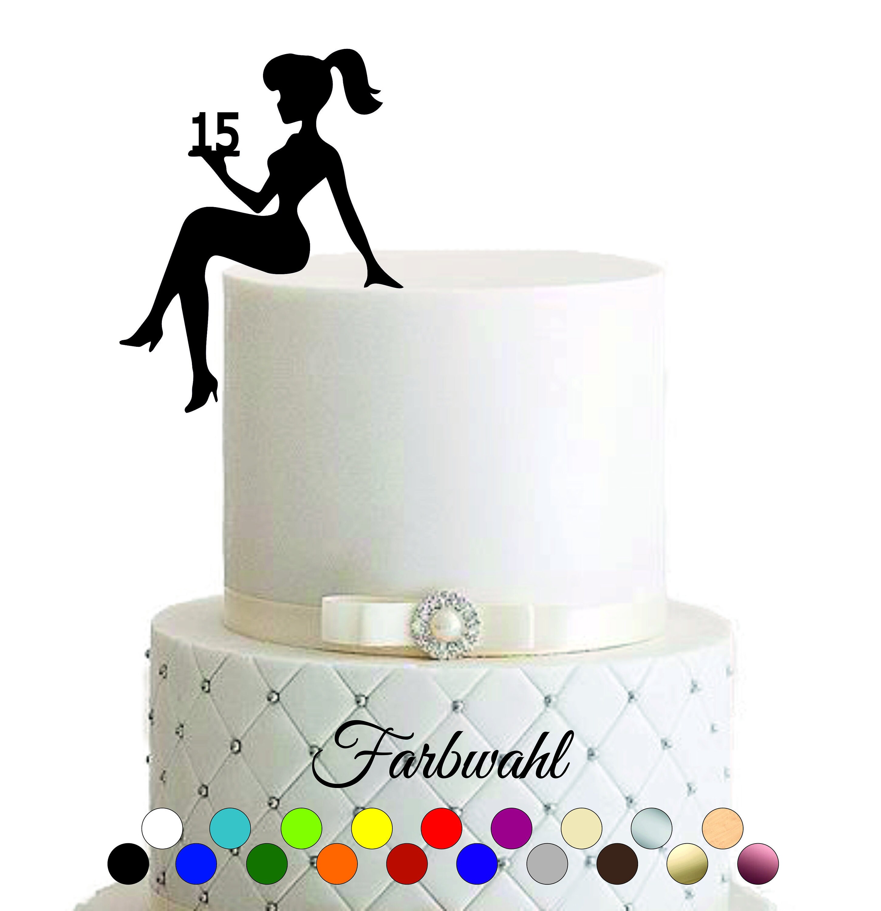 Sweet 18 cake topper - .de