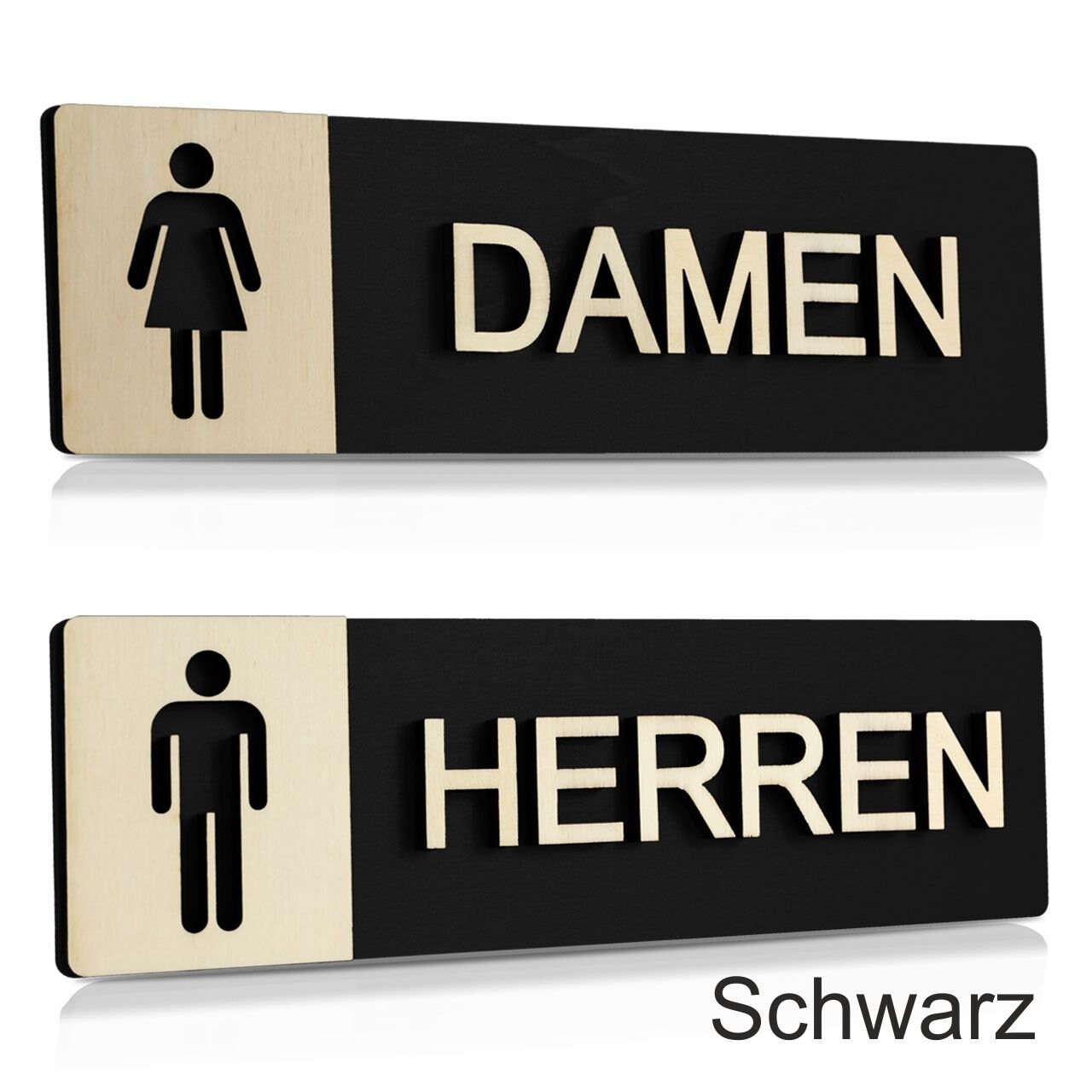 PANCARTE AUTOCOLLANTE PICTOGRAMME Symboles De Toilettes Hommes Et