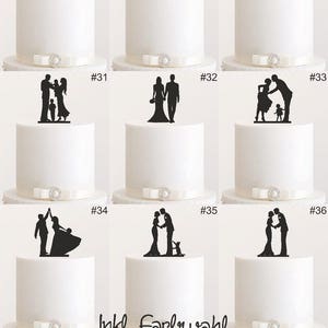 Cake topper, cake topper, cake figure acrylic, cake stand cake stand wedding wedding cake image 4