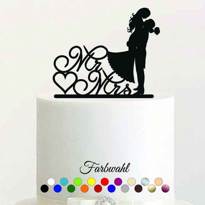 Cake Topper Mr Mrs Lifting Figure, Bridal Couple, Wedding, Mr&Mrs, Wedding, Engagement, Wedding, Cake Figurines, Wedding Cake, Registry Office, image 1