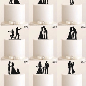 Cake topper, cake topper, cake figure acrylic, cake stand cake stand wedding wedding cake image 3