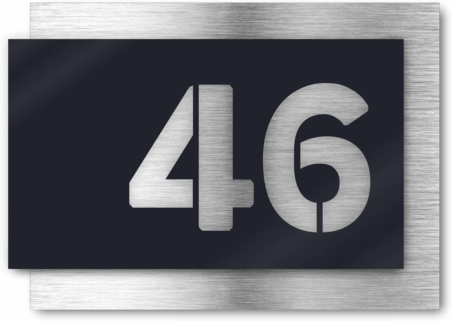 Hausnummer Türnummer Zahlen Ziffer Acrylglas Plexiglas Schwarz Weiß, 44,90 €