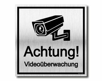 Door sign "Attention! Video surveillance" – 2134