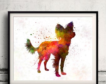 Russian Toy 02 in watercolor - Fine Art Print Glicee Poster Decor Home Watercolor Gift Illustration dog - SKU 1428