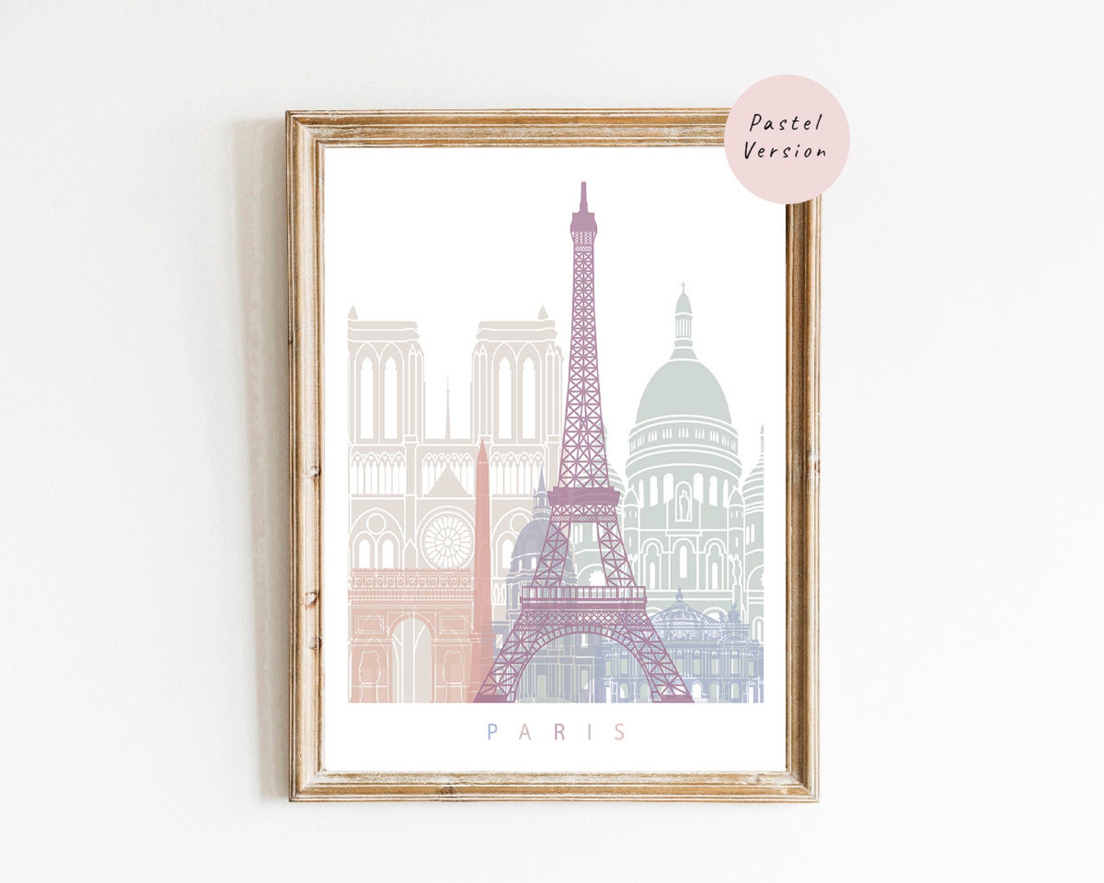 Wall Editions Art-Poster - Paris France Skyline