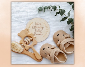 Pflegeelternteil png Social Media Ankündigung Boho Pflegefamilie Minimalist Pflege Post Unisex Baby / Kind Instagram Größe