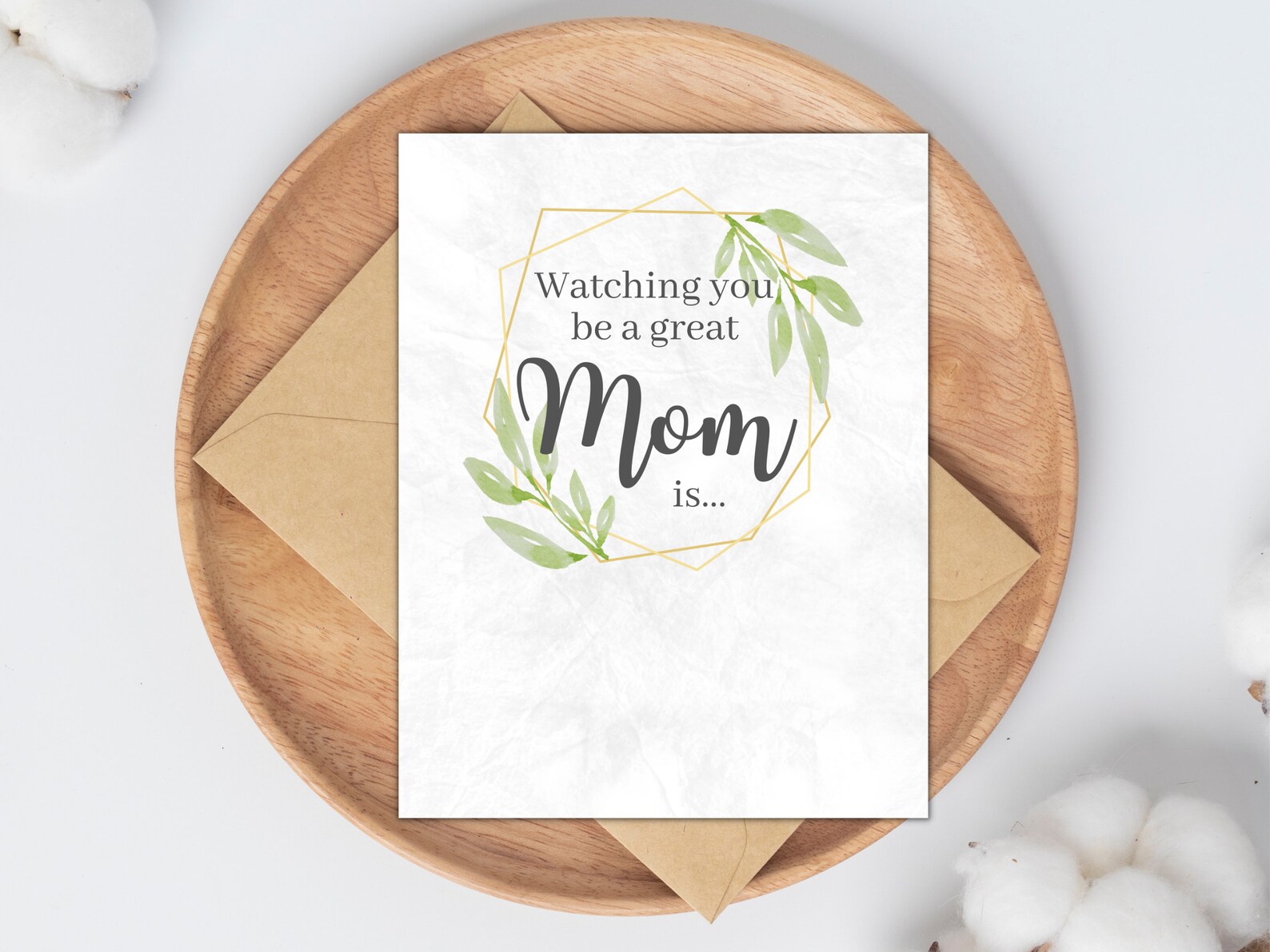 Printable Mother's Day Card for Daughter | Watching You Be A Great Mom ...