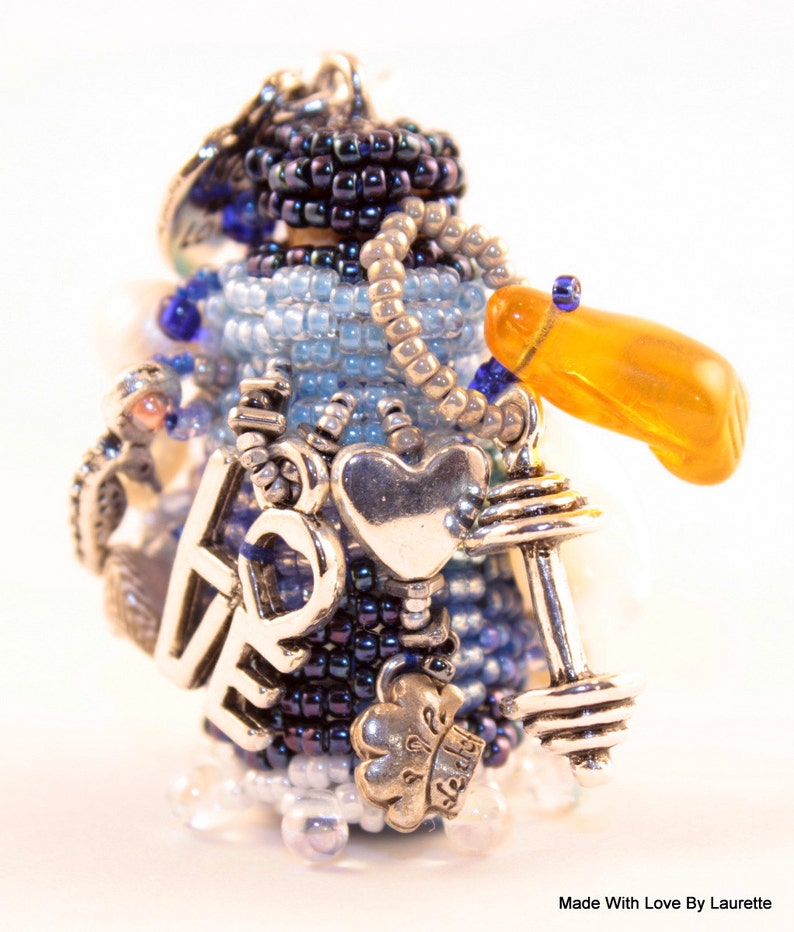 Beaded Jewelry Custom Made Memorial Pendant Cremation Jewelry Memorial Jewelry *You fill option Urn Pendant Cremation Pendant