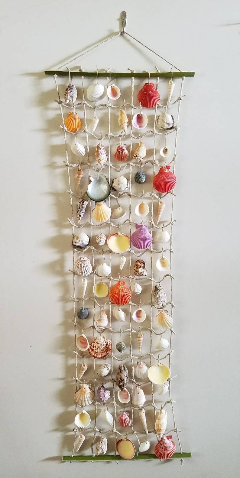 Sea Shell Wall Decoration Wall decor palm tree Shell art Etsy