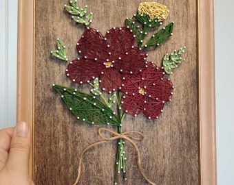 Hibiscus String Art