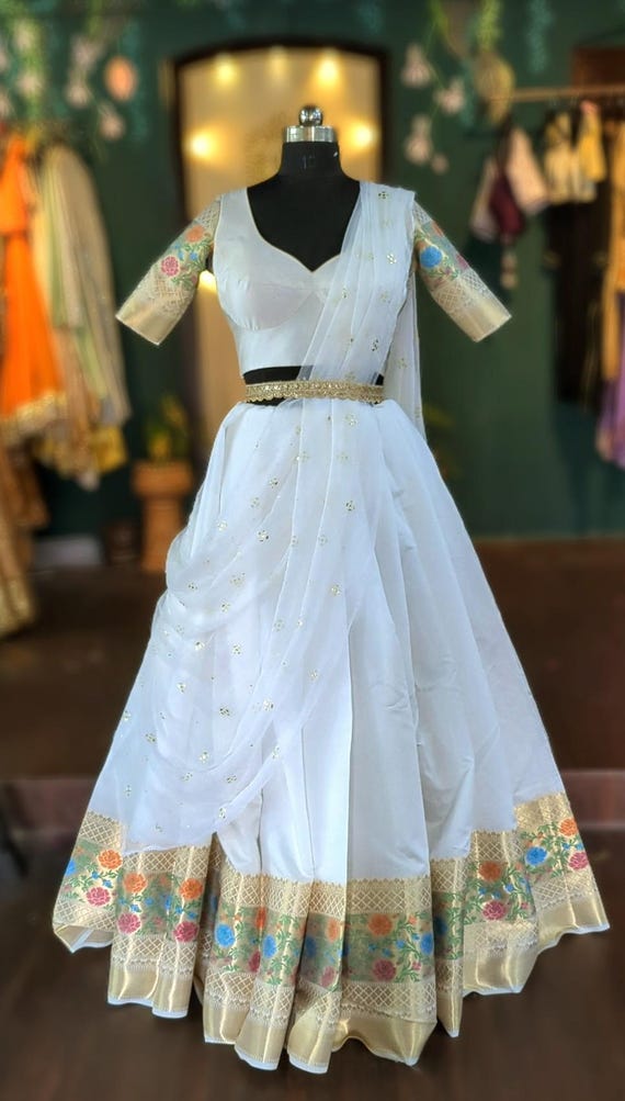 cream and gold indian wedding dress Gold Rush NYC Blue And Black Mia Mesh Dress