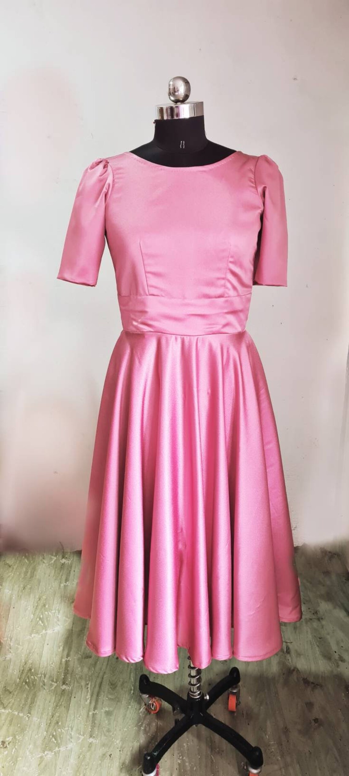 Women S Satin Swing Maxi Dress