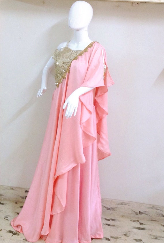 Shop online latest Black Stitched Gown Saree - AD Singh