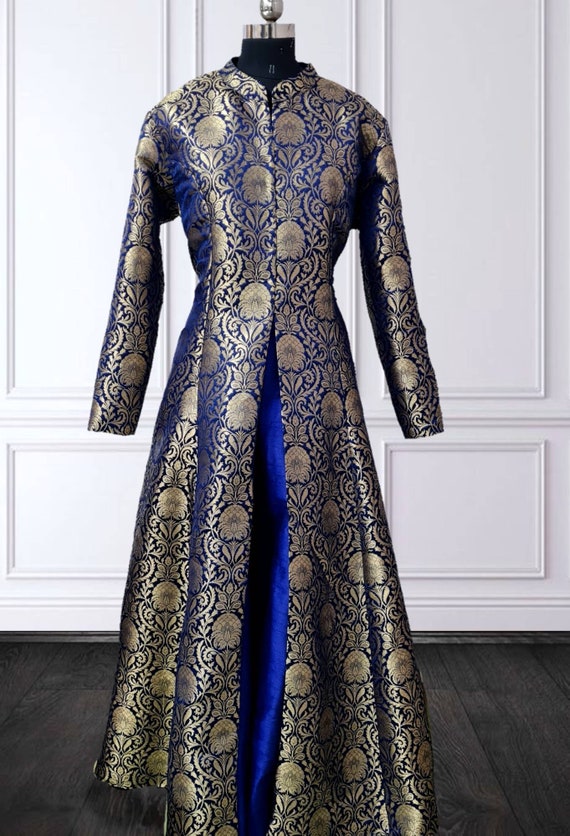 Nitya Sudha Jacket Dress | Best Banarasi Dress collection